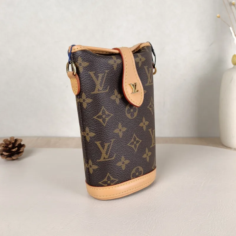 Louis Vuitton Crossbody Bag Fold Me Monogram PV Cmini14.5 × 6.5 × 18 cm — cover view 3 of 5
