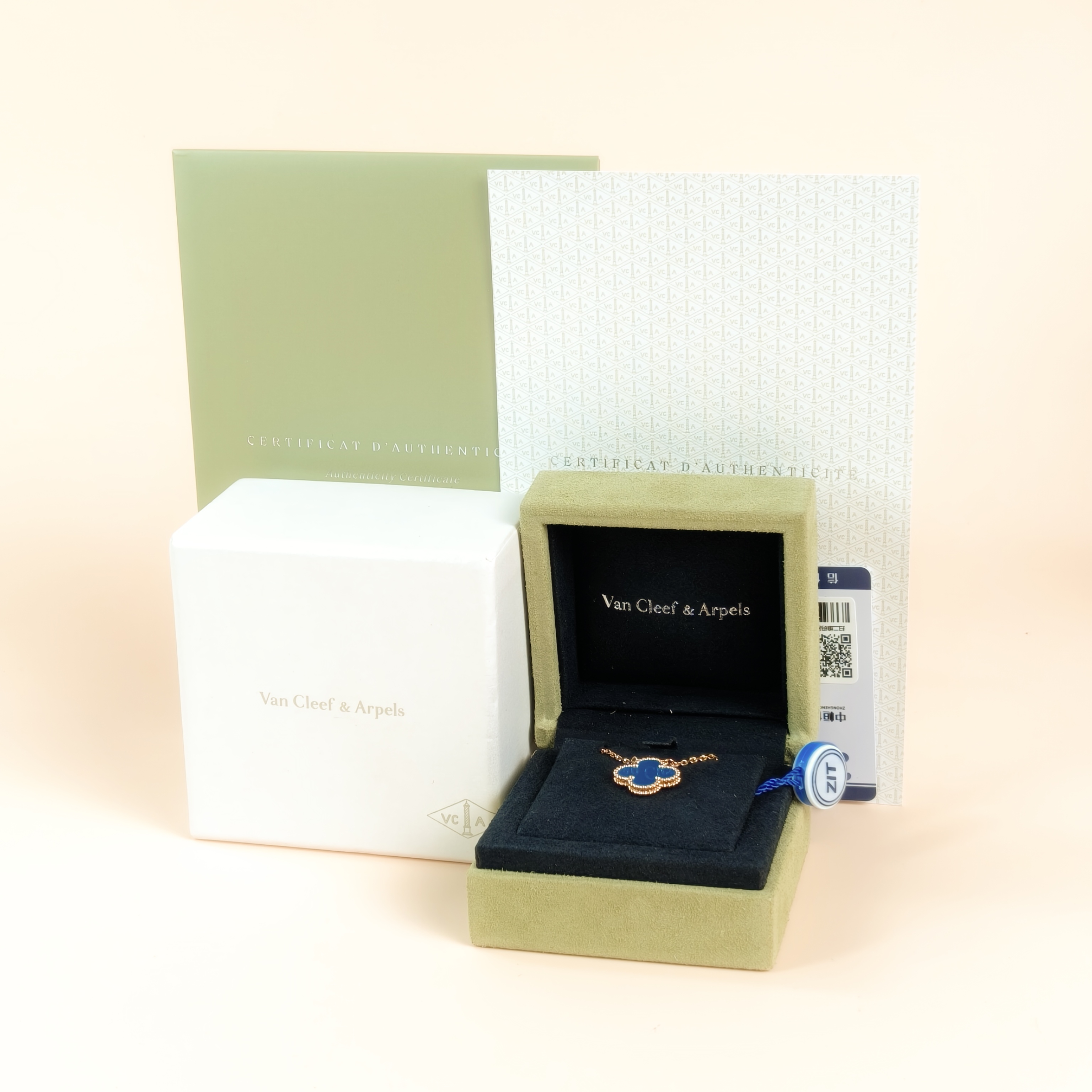 Van Cleef & Arpels Necklace Alhambra Alhambra Collection Necklace 18KY ellow Gold Vintage Small42cm โ cover view 4 of 10