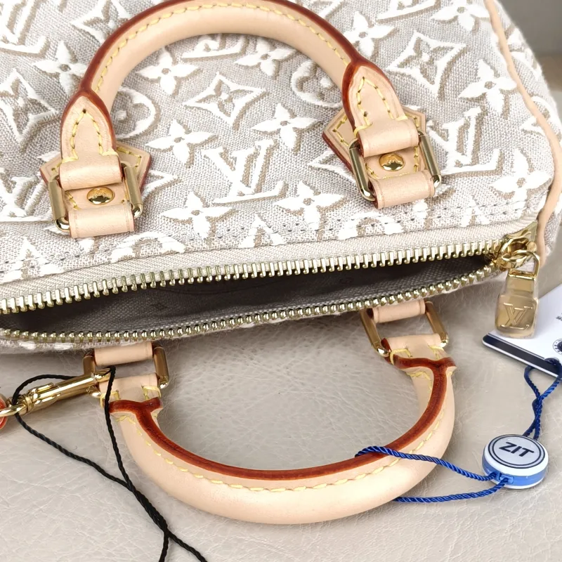 Louis Vuitton Crossbody Bag Speedy Nano Beige nano 16 × 7.5 × 10 cm — detail view 8 of 13