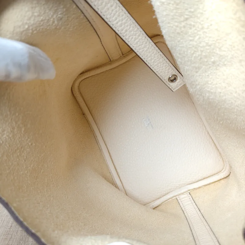 Hermès Top Handle Bag Picotin Lock 18 18 10Craie Taurillon Clemence TC Calfskin Small 18 × 13 × 18 cm Z Conditioned — detail view 5 of 12