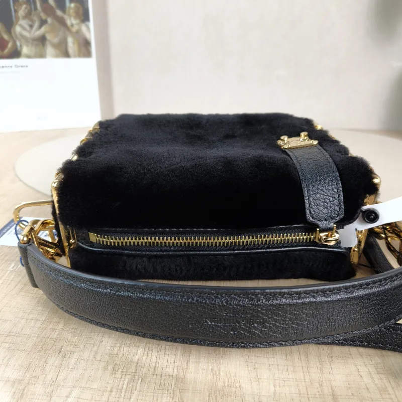 Louis Vuitton Crossbody Bag Side Trunk Box Black Small 19 × 7 × 12.5 cm — detail view 8 of 10