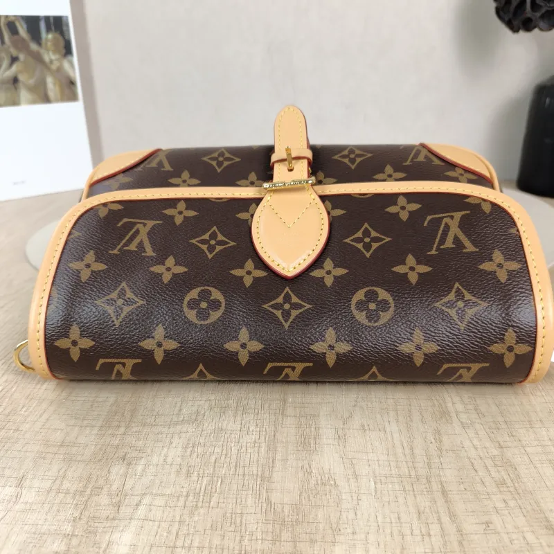 Louis Vuitton Crossbody Bag Diane Baguette Bag Shoulder Strap PVC Small 24 × 9 × 15 cm — detail view 8 of 13