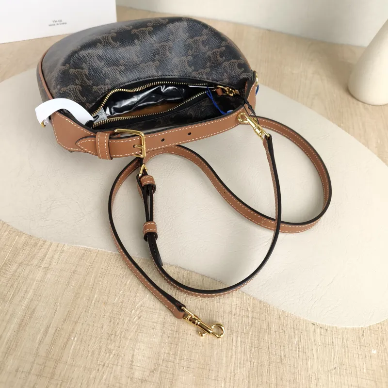 CELINE Crossbody Bag TEEN LULU hobo Monogram PVC 21 × 5 × 18 cm — detail view 2 of 9