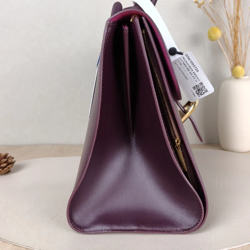 DELVAUX Top Handle Bag Brillant Calfskin Medium 29 × 15 × 22 cm — detail view 16 of 17