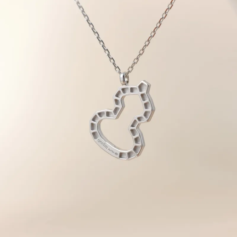 Qeelin Necklace Wulu Collection Necklace White Gold 18KW hite Gold One Size 45cm — cover view 7 of 10