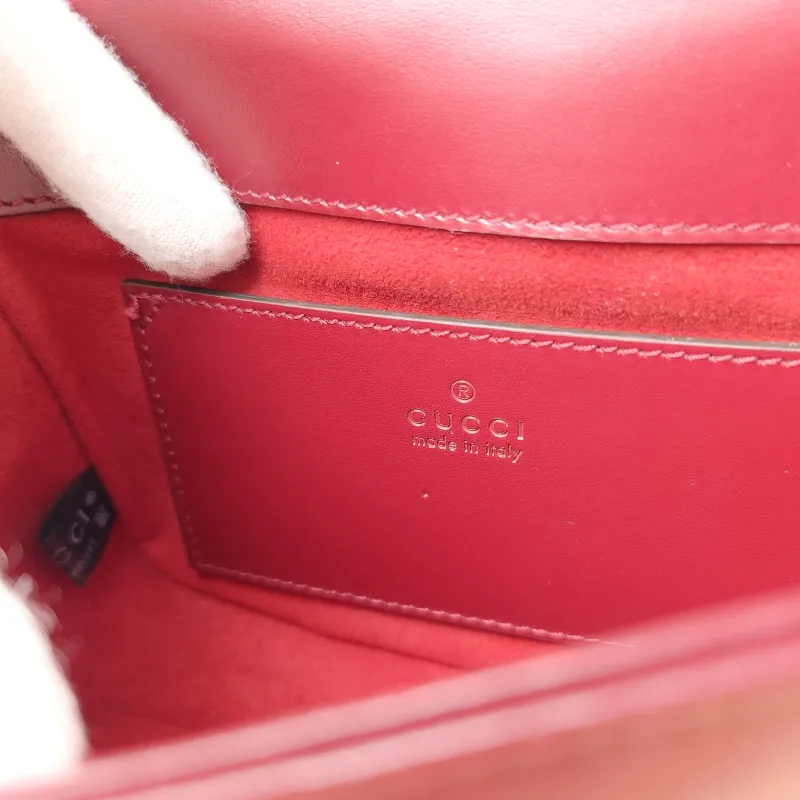 GUCCI Crossbody Bag GG Marmont Marmont Edition Calfskin Mini 17 × 6 × 13 cm — detail view 15 of 15