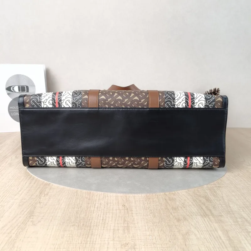 BURBERRY Top Handle Bag Tote Bag Colorblock PVC One Size43 × 15 × 34 cm — cover view 5 of 5