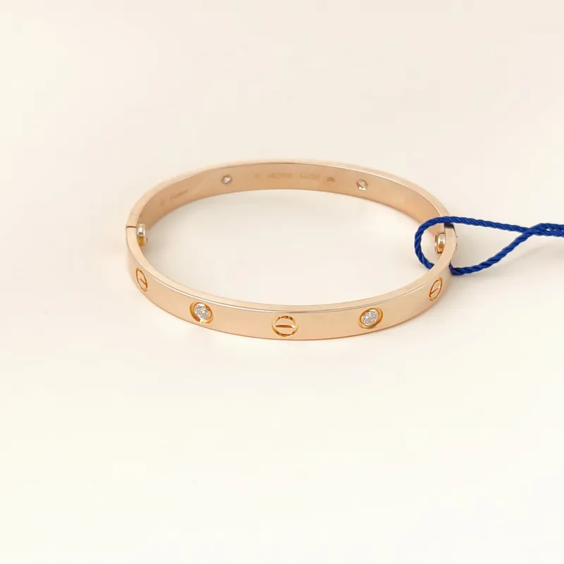 CARTIER Bangle Love Collection Bangle Rose Gold Diamond18KR ose Gold Edition 17 — cover view 11 of 11