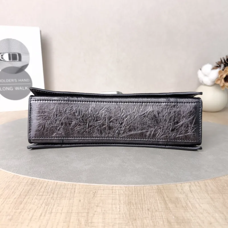 BALENCIAGA Shoulder Bag CRUSH Chain Bag Calfskin Small25 × 8 × 15 cm — cover view 3 of 5