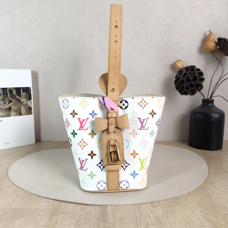Louis Vuitton Top Handle Bag ALL IN BB Multicolore PVC BB 16 × 12 × 18 cm