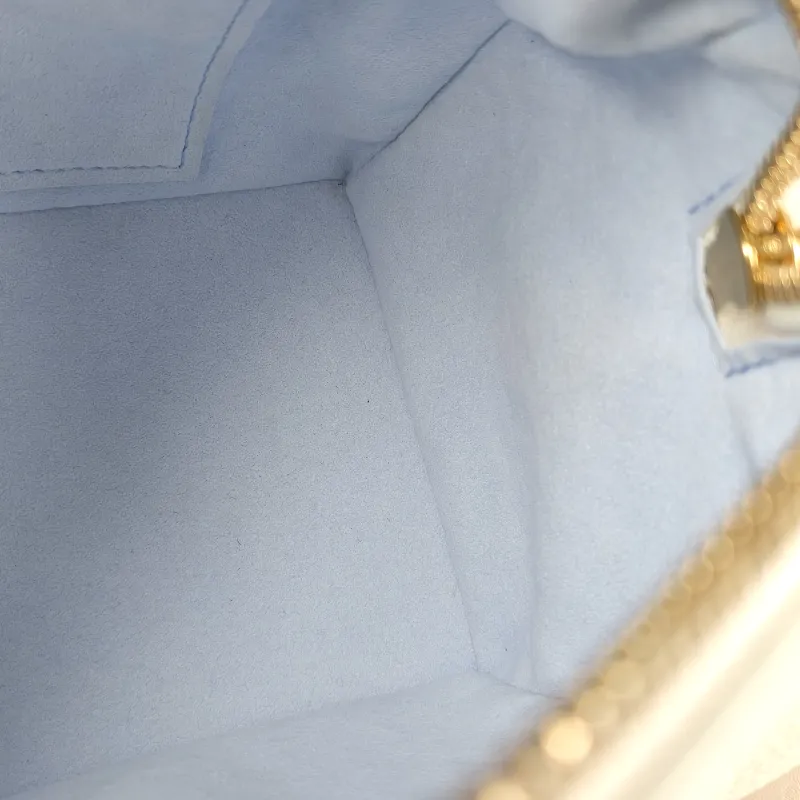 Louis Vuitton Crossbody Bag Speedy20 White · Blue Empreinte Embossed Calfskin Small 20.5 × 12 × 13.5 cm — detail view 9 of 11