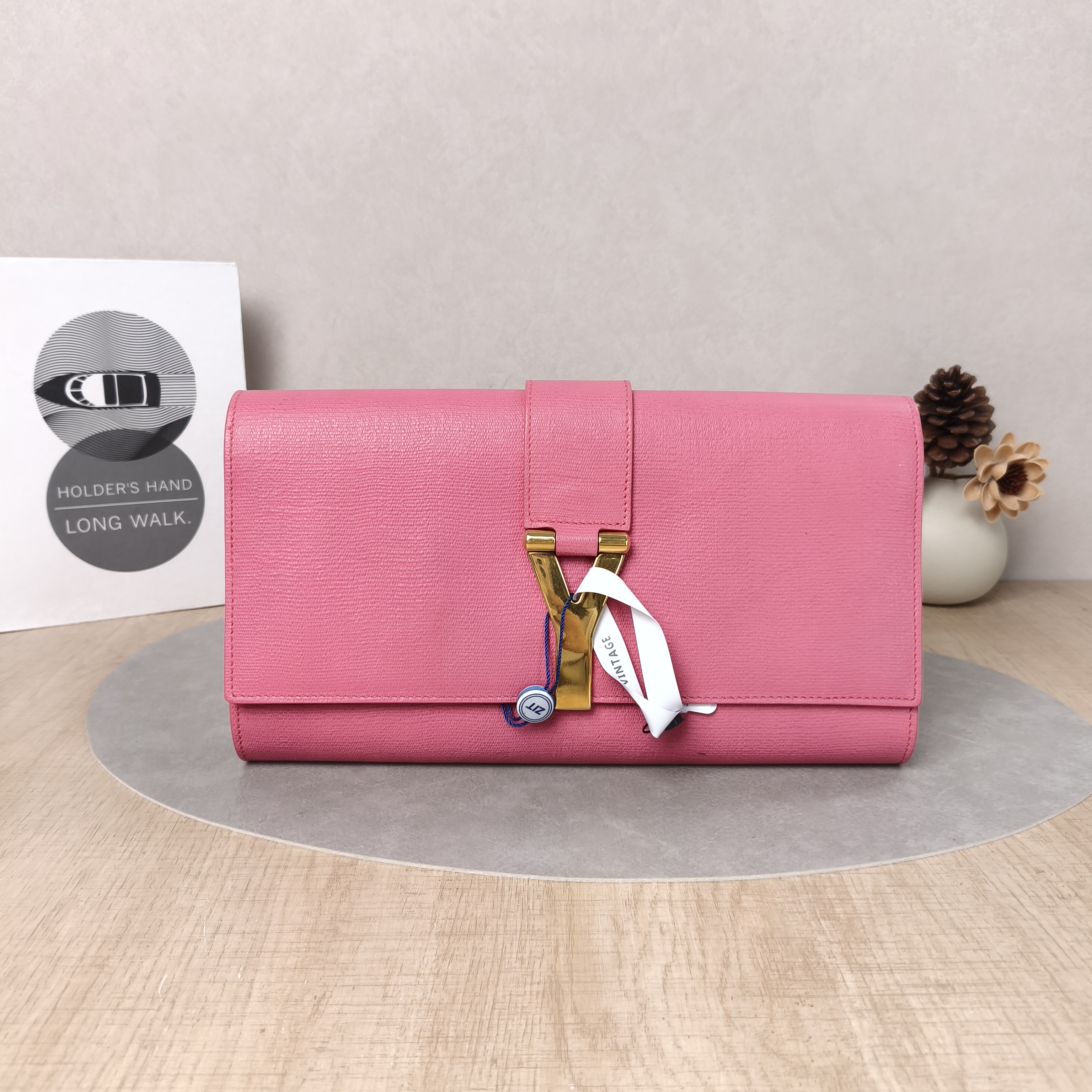 SAINT LAURENT Clutch Clutch Red PVC One Size28 × 4 × 15.5 cm