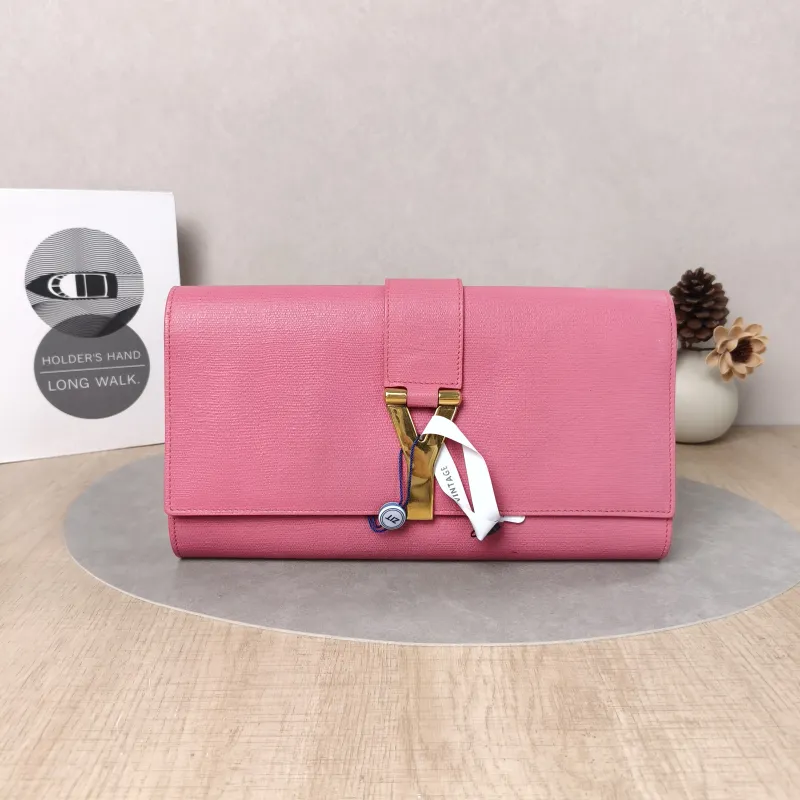 SAINT LAURENT Clutch Clutch Red PVC One Size28 × 4 × 15.5 cm