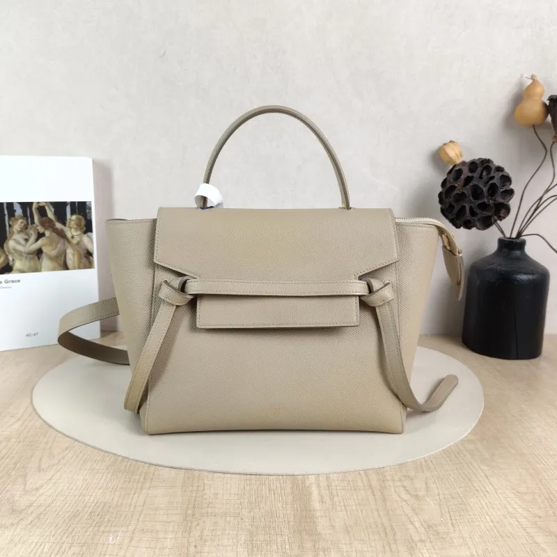 CELINE Shoulder Bag Belt Micro Calfskin Medium 24 × 13 × 20 cm