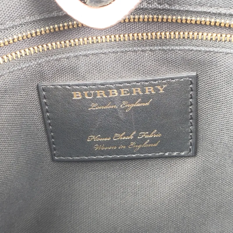 BURBERRY Crossbody Bag banner Top Handle Bag Pink Calfskin One Size 35 × 15 × 24 cm — detail view 8 of 12