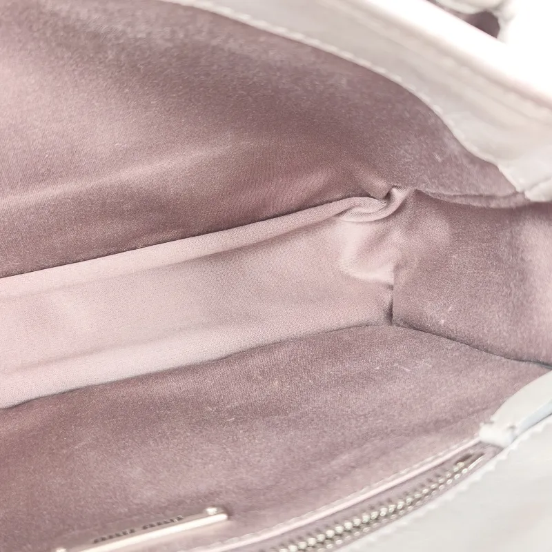 Miumiu Crossbody Bag Crossbody Bag Grey Calfskin One Size 21 × 7 × 17 cm — detail view 11 of 14