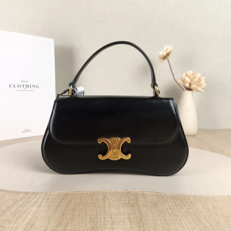 CELINE Crossbody Bagteen lola Crossbody Bag Black Calfskin One Size20 × 5 × 11.5 cm