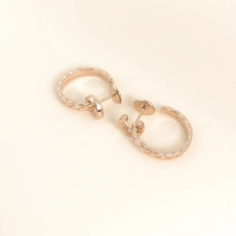 Chanel Jewelry · COCO CRUSH Earrings Rose Gold 18KR ose Gold One Size — cover view 3 of 8