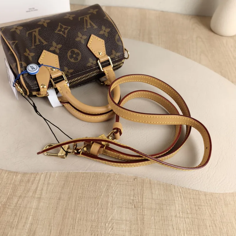 Louis Vuitton Crossbody Bag Speedy Nano Shoulder Strap PVC nano 16 × 7.5 × 10 cm — detail view 10 of 10