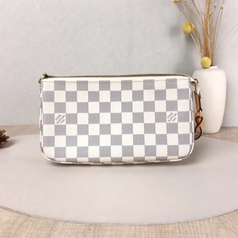 Louis Vuitton Shoulder Bag Vintage PVC Large 21 × 3 × 13 cm