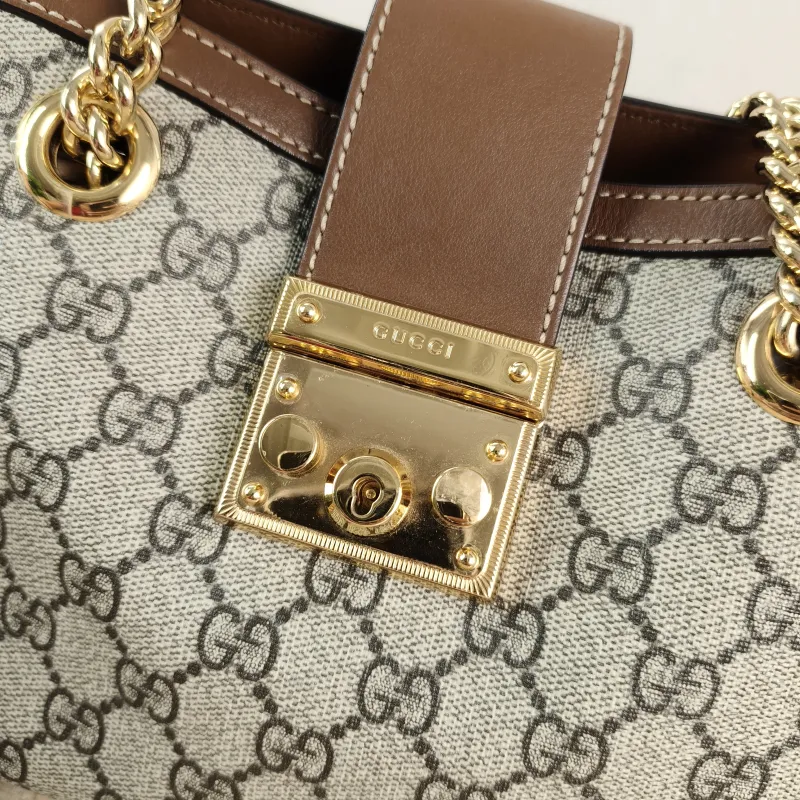 GUCCI Shoulder Bag Padlock Small 26.5 × 4.5 × 13.5 cm — detail view 3 of 10
