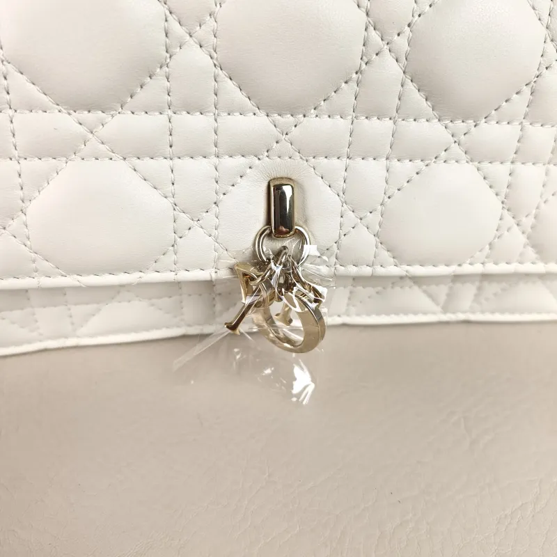 DIOR Shoulder Bag My Chain Bag White Lambskin mini21 × 4.5 × 11.5 cm — detail view 10 of 11
