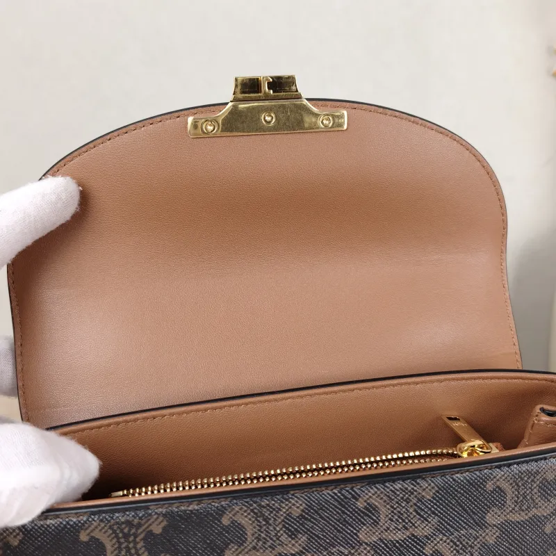 CELINE Top Handle Bag TEEN NINO Top Handle Bag Monogram PVC Small 20 × 8 × 13 cm — detail view 3 of 14