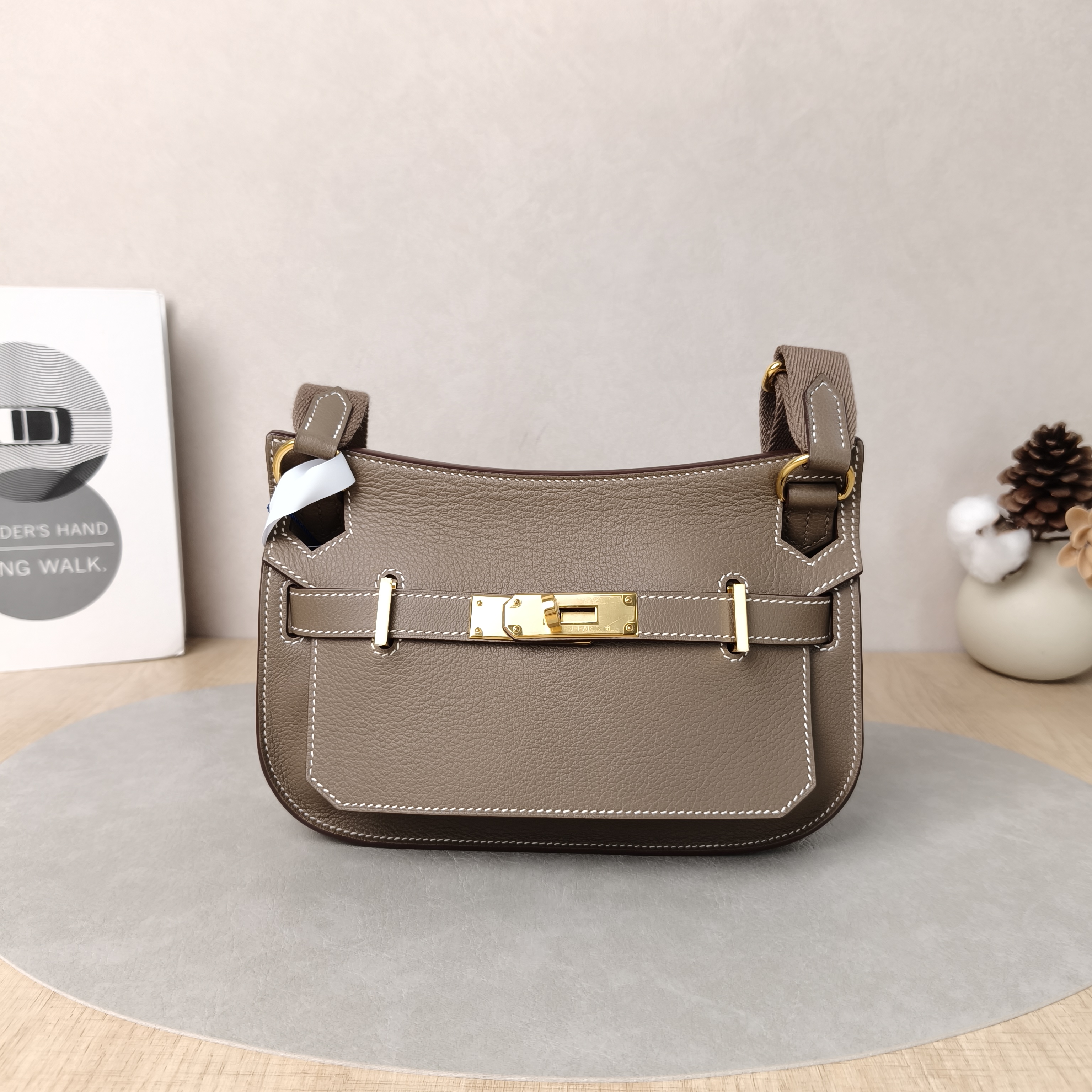 Hermès Bag Jypsiere 23 Evercolor mini23*5*17