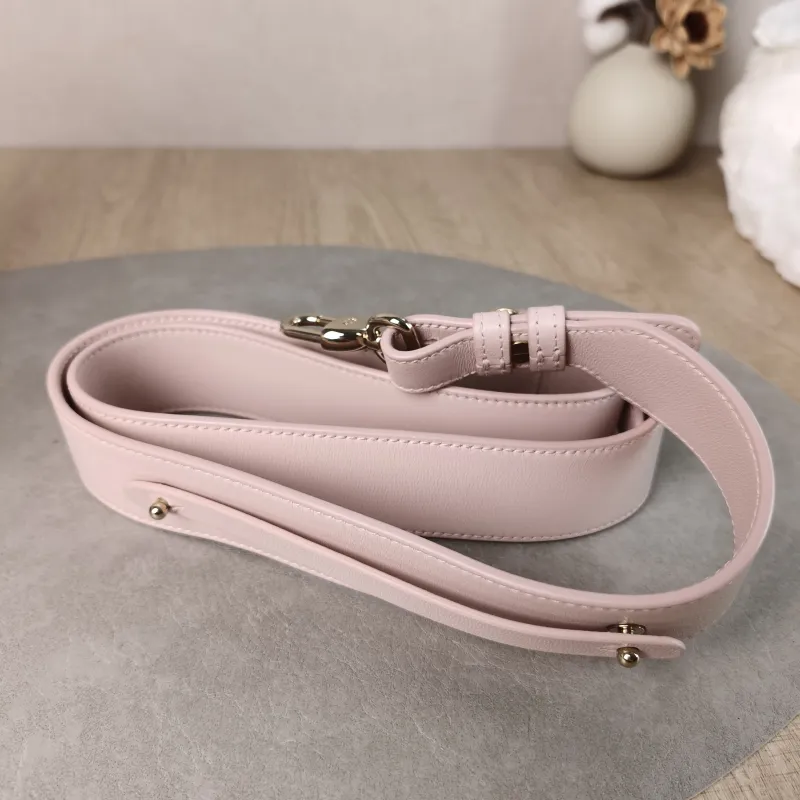 DIOR Top Handle Bag Pink Lambskin Small 20 × 8 × 18 cm — detail view 10 of 12