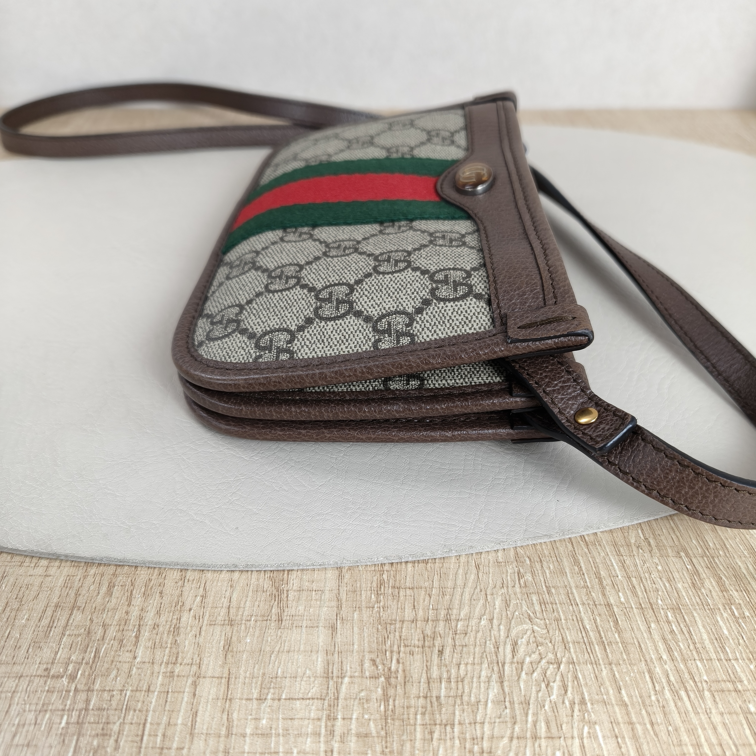 GUCCI Crossbody Bagophidia Monogram PVC One Size20 × 2.5 × 11 cm — cover view 4 of 11