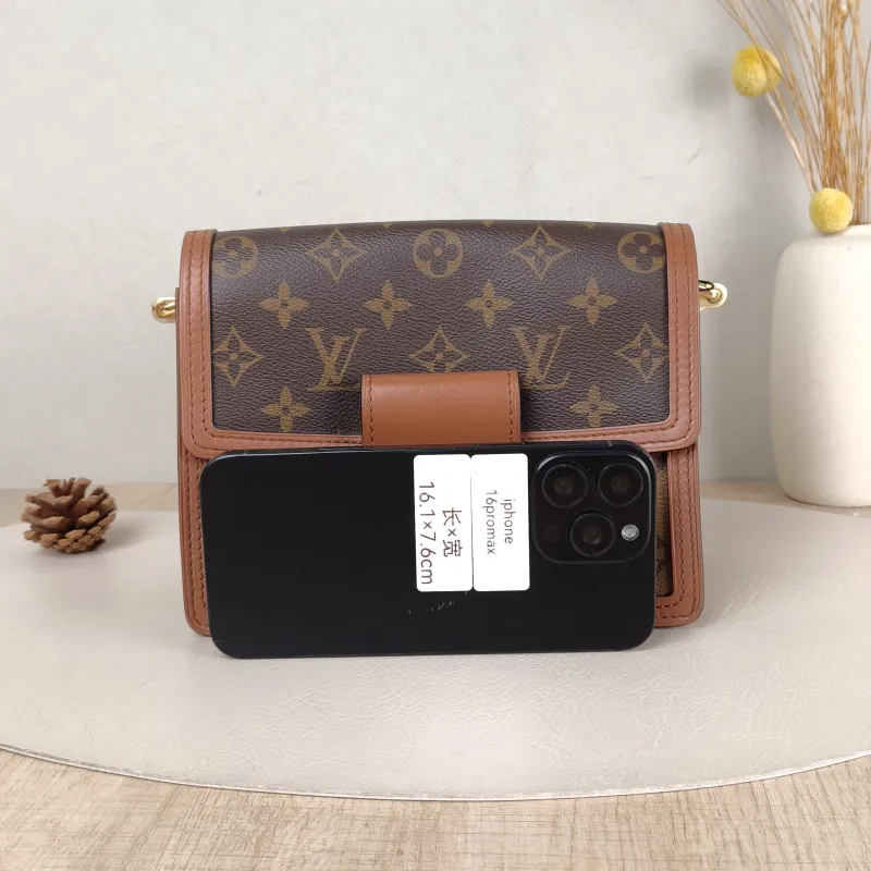 Louis Vuitton Crossbody Bag Dauphine Monogram PVC Mini 20 × 9 × 15 cm — cover view 5 of 5