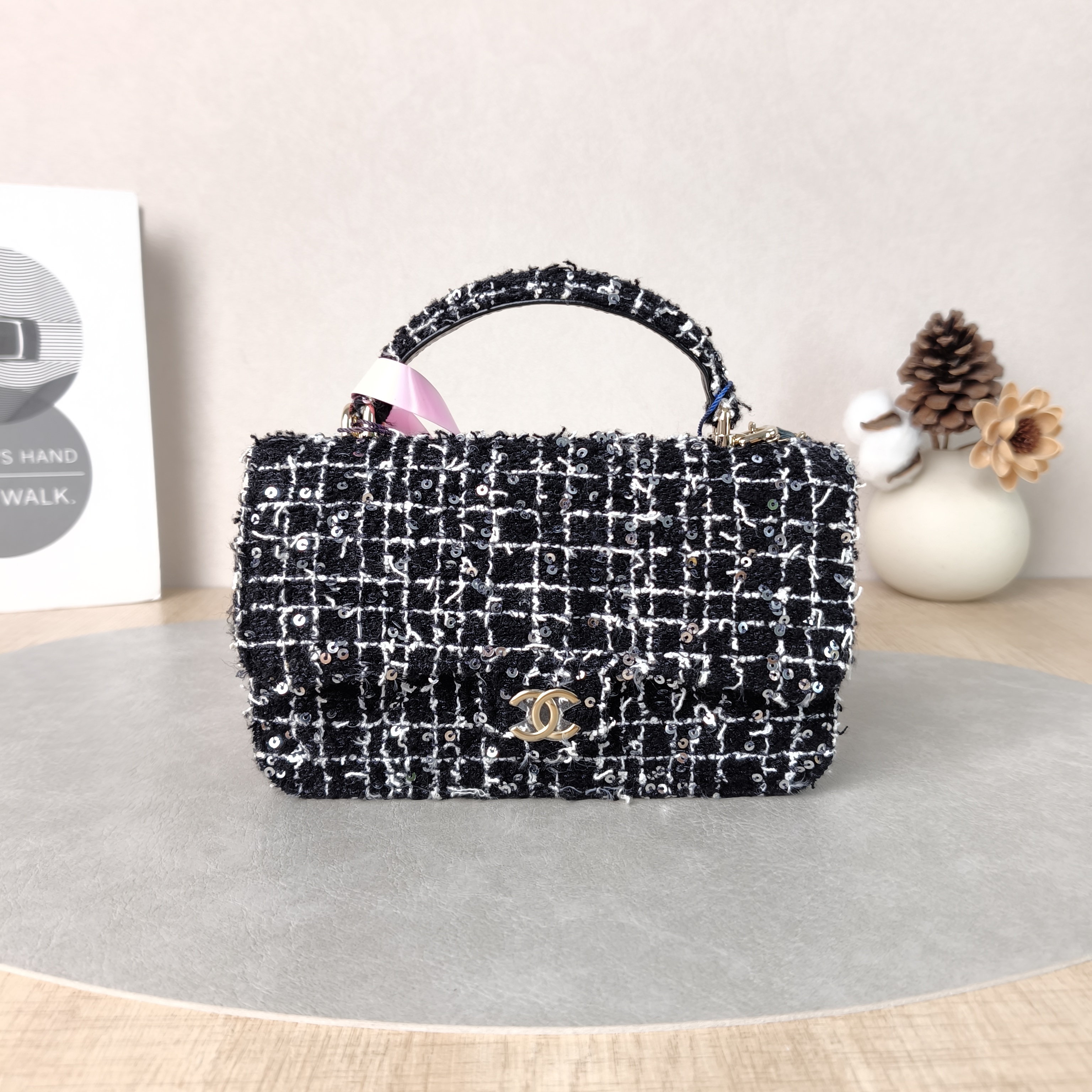 Chanel Crossbody Bag CF Mini Crossbody Bag Black mini17 × 4 × 10 cm