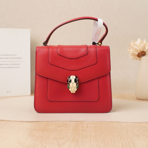 Bvlgari serpentiforever Small Red Calfskin · Shoulder Strap · 18.5*10.5*