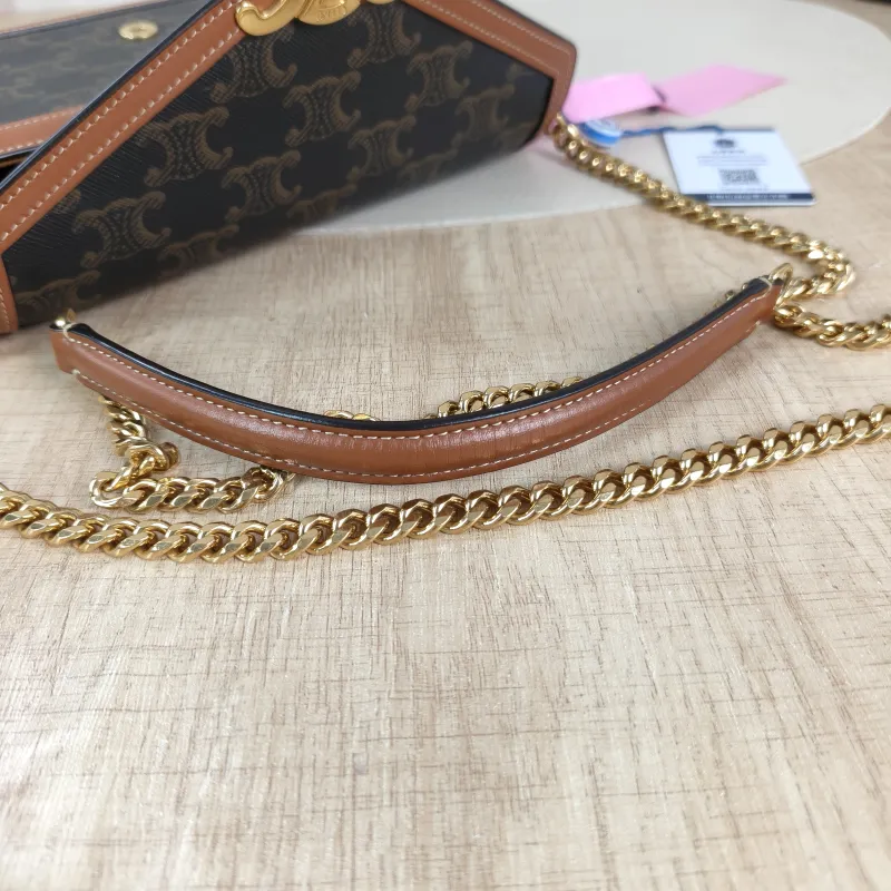 CELINE Crossbody Bag MARGO Wallet Monogram PVC Mini 19.5 × 4.5 × 13 cm — detail view 2 of 13