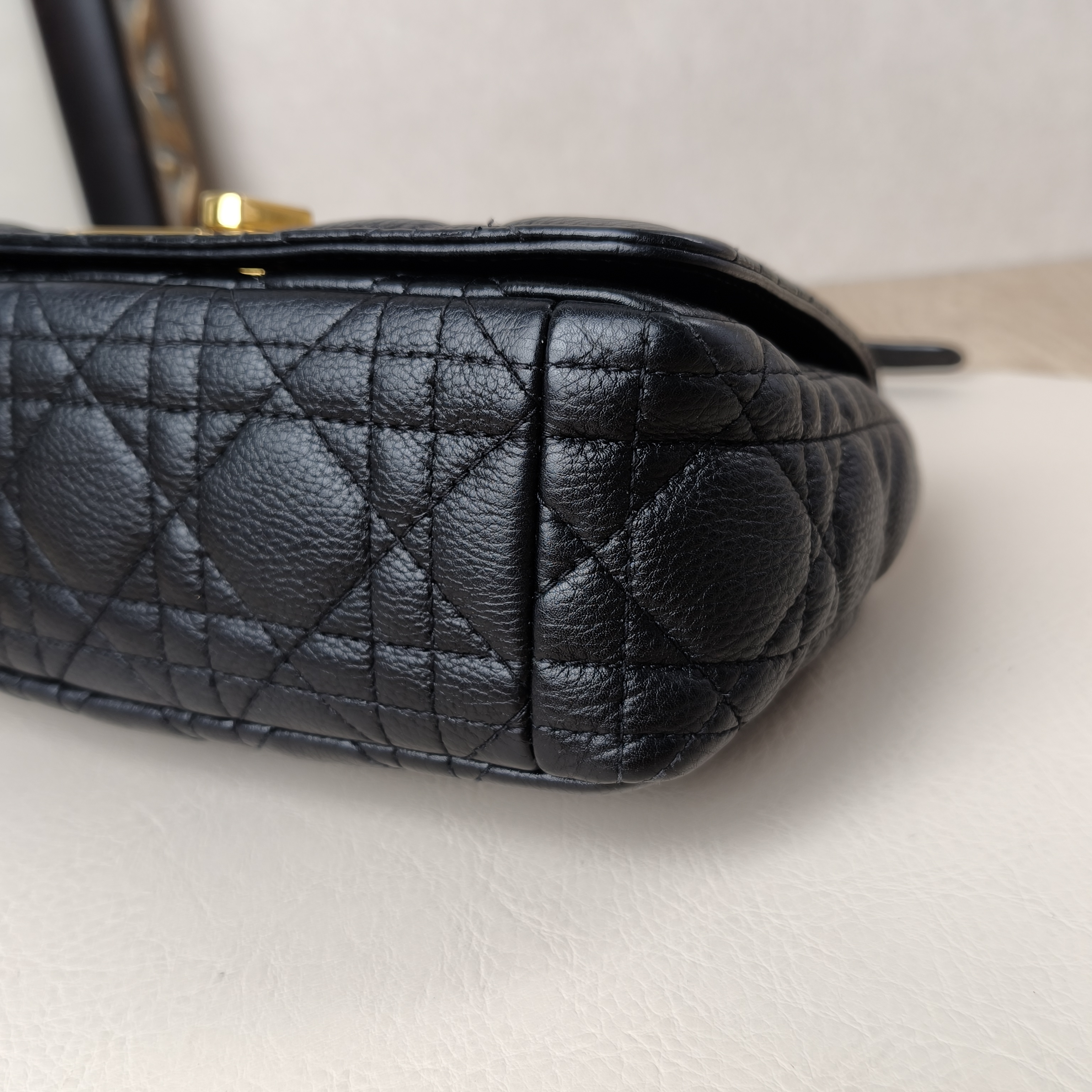 DIOR Crossbody Bag Caro Chain Bag Black CC alfskin Small20 × 7 × 13.5 cm — cover view 7 of 8