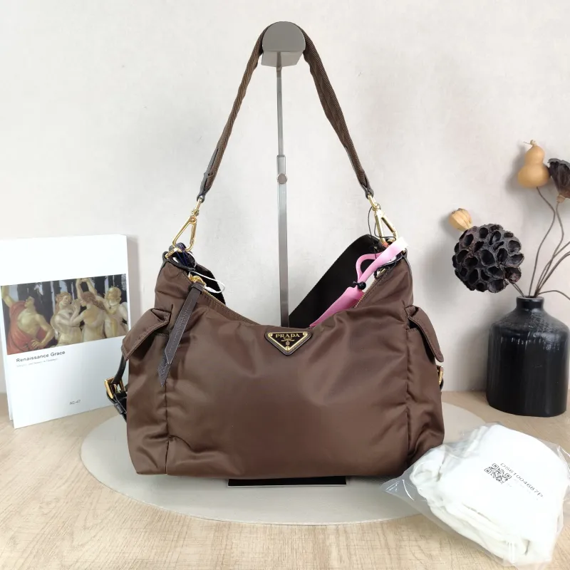 PRADA Shoulder Bag Explore Messenger Bag Nylon Large 32 × 11.5 × 22 cm — cover view 4 of 6