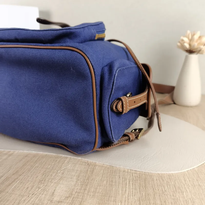 Miumiu Backpack Backpack Blue Canvas Large 25 × 12.5 × 29.5 cm — detail view 12 of 12