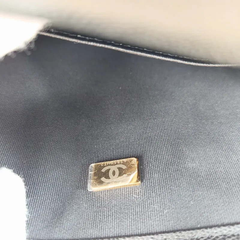 Chanel Backpack Backpack Black Grained Calfskin One Size 22 × 7 × 19.5 cm — detail view 2 of 13