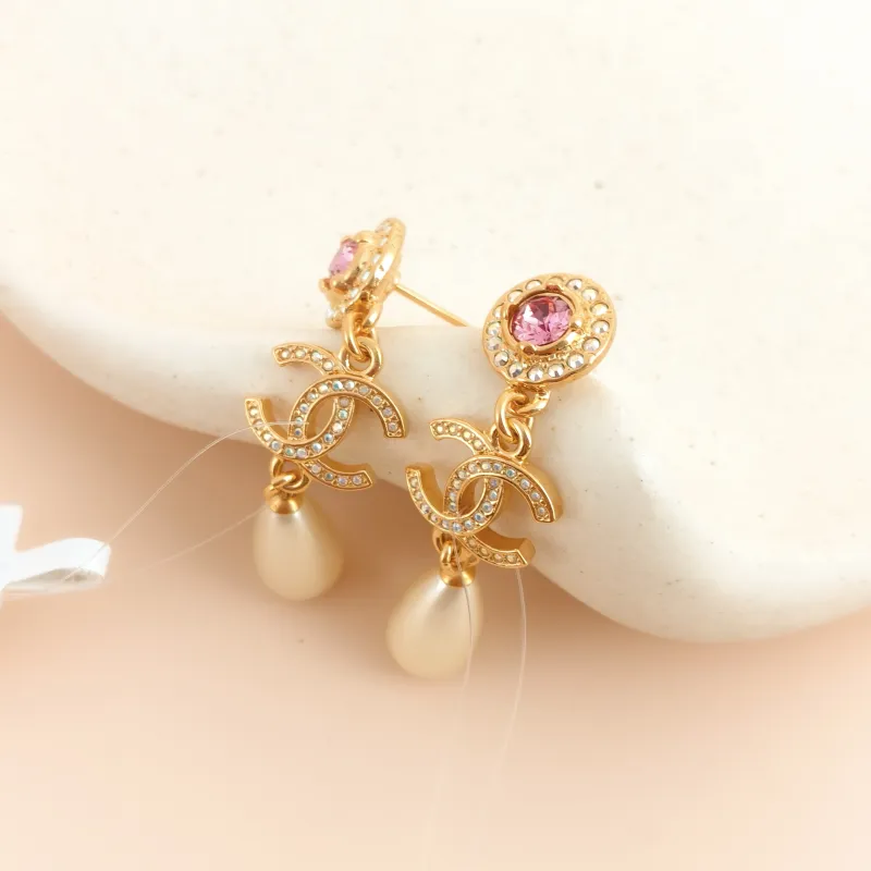 Chanel Earrings c Earrings Gold One Size — cover view 4 of 6