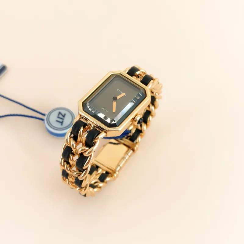 Chanel Watch · Première Édition Originale Black with Gold-Tone Hardware Black with Gold-Tone Hardware One Size Black 26.1 *20mm — cover view 2 of 7