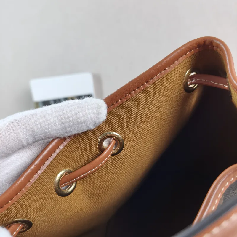 CELINE Crossbody Bag CLARA Monogram PVC Medium 20 × 20 × 24 cm — detail view 7 of 12
