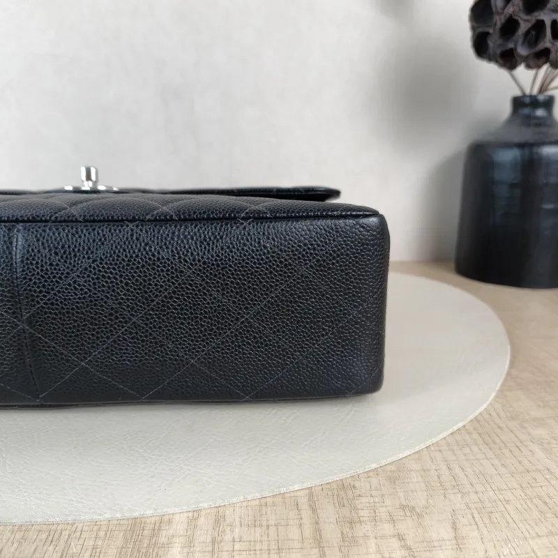 Chanel Crossbody Bagcf Collection Crossbody Bag Black Calfskin One Size30 × 8 × 21.5 cm — detail view 12 of 13