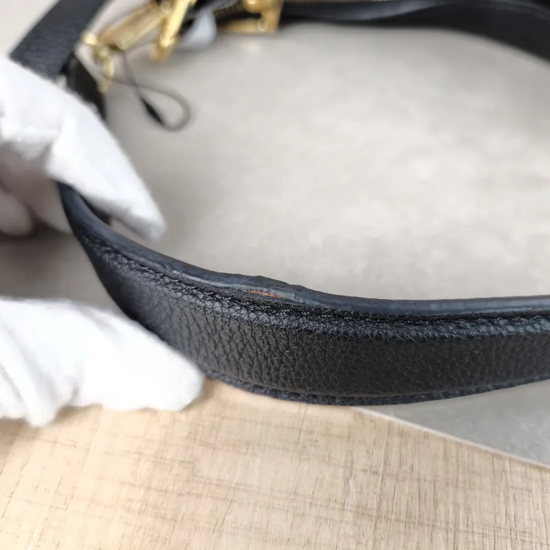 Louis Vuitton Shoulder Bag Bagatelle Black Empreinte Embossed Calfskin Small 24 × 7 × 18 cm — detail view 8 of 12