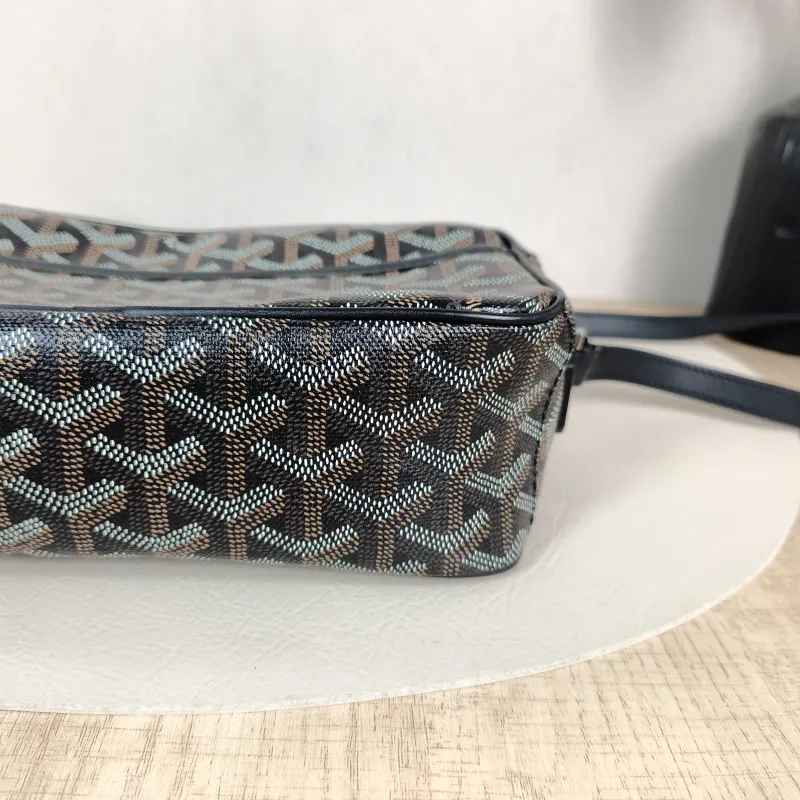 GOYARD Crossbody Bag Black PVC Small 22 × 6.5 × 13 cm — detail view 1 of 12