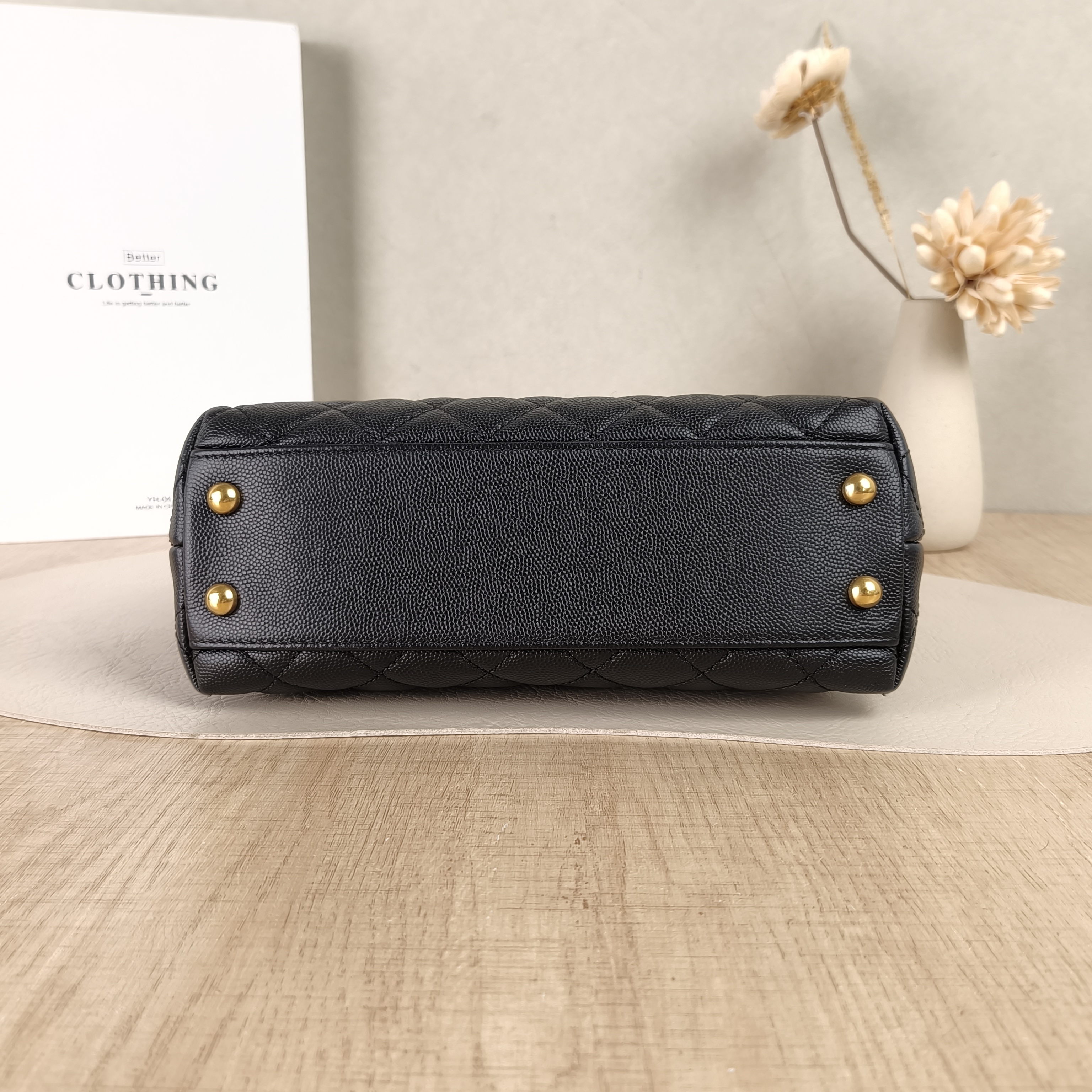 Chanel Top Handle Bag Coco HandleBlack Grained Calfskin Small24 × 10 × 14 cm — cover view 5 of 5