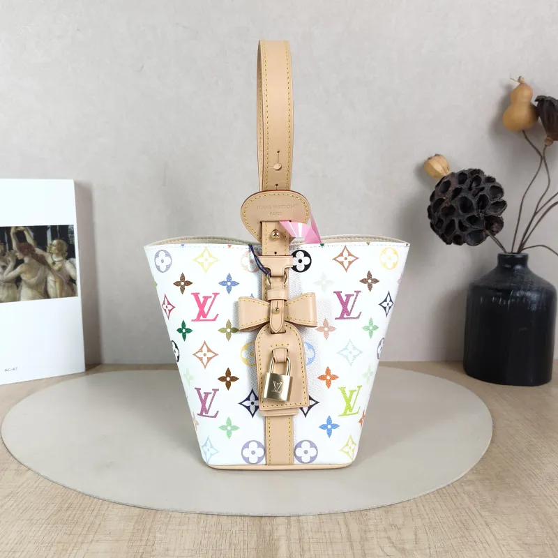 Louis Vuitton Top Handle Bag ALL IN BB Multicolore PVC BB 16 × 12 × 18 cm