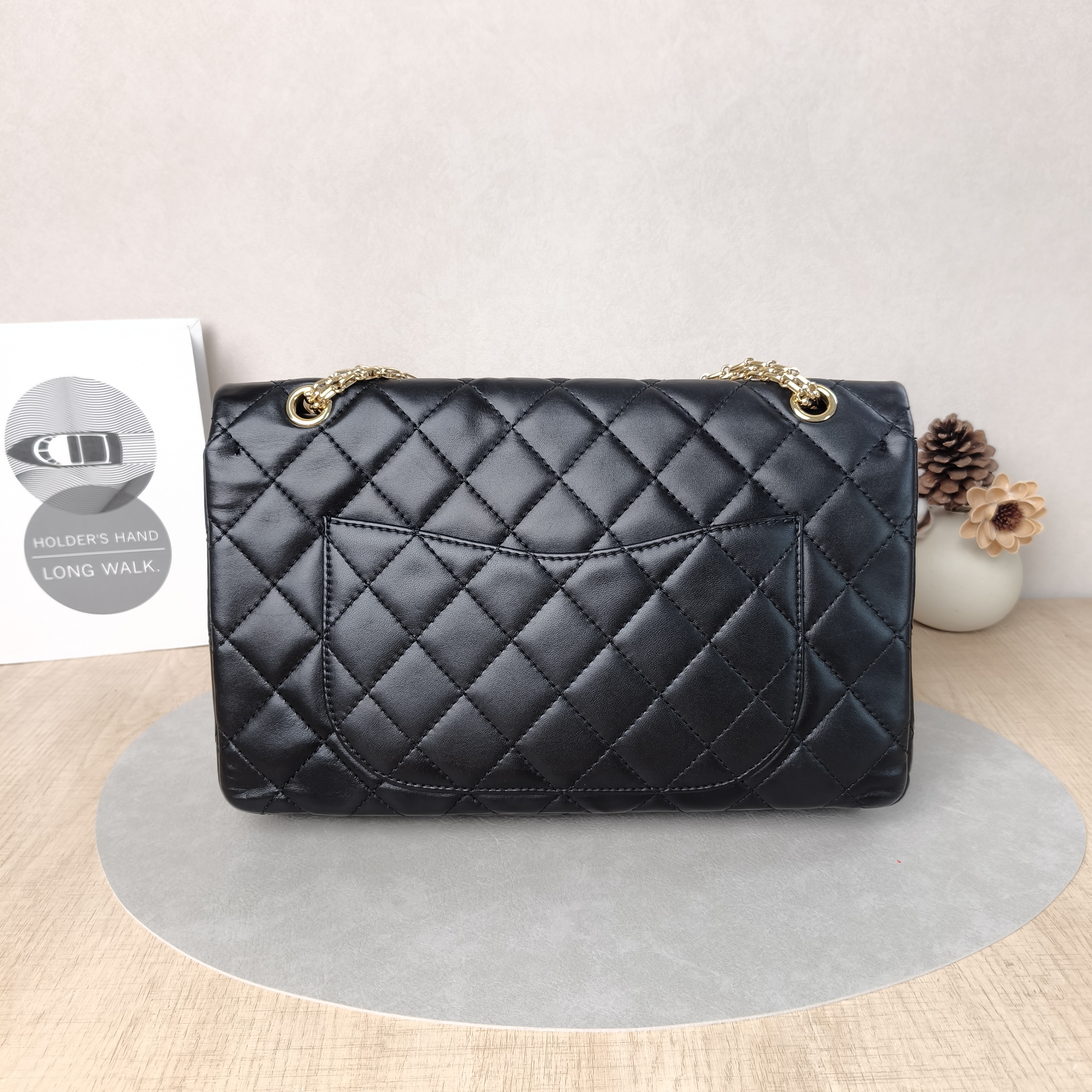 Chanel Crossbody Bag2.55Black Lambskin Large31.5 × 10 × 20 cm — cover view 5 of 5