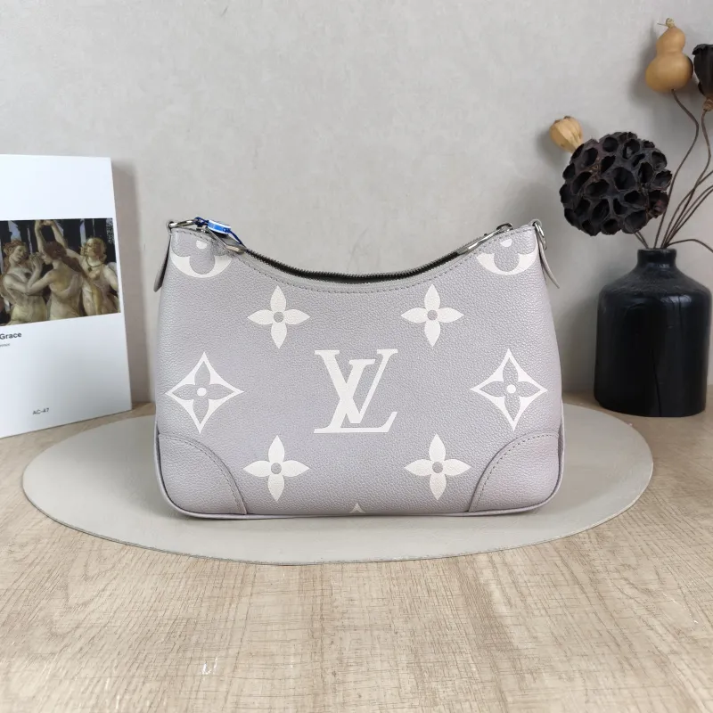 Louis Vuitton Crossbody Bag Boulogne Grey Empreinte Embossed Calfskin Small 26 × 9.5 × 16 cm — cover view 5 of 5
