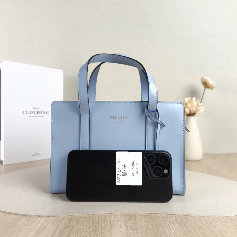 PRADA Shoulder Bag Re-Edition 1995 Crossbody Bag Blue One Size22 × 7 × 15 cm — cover view 3 of 5