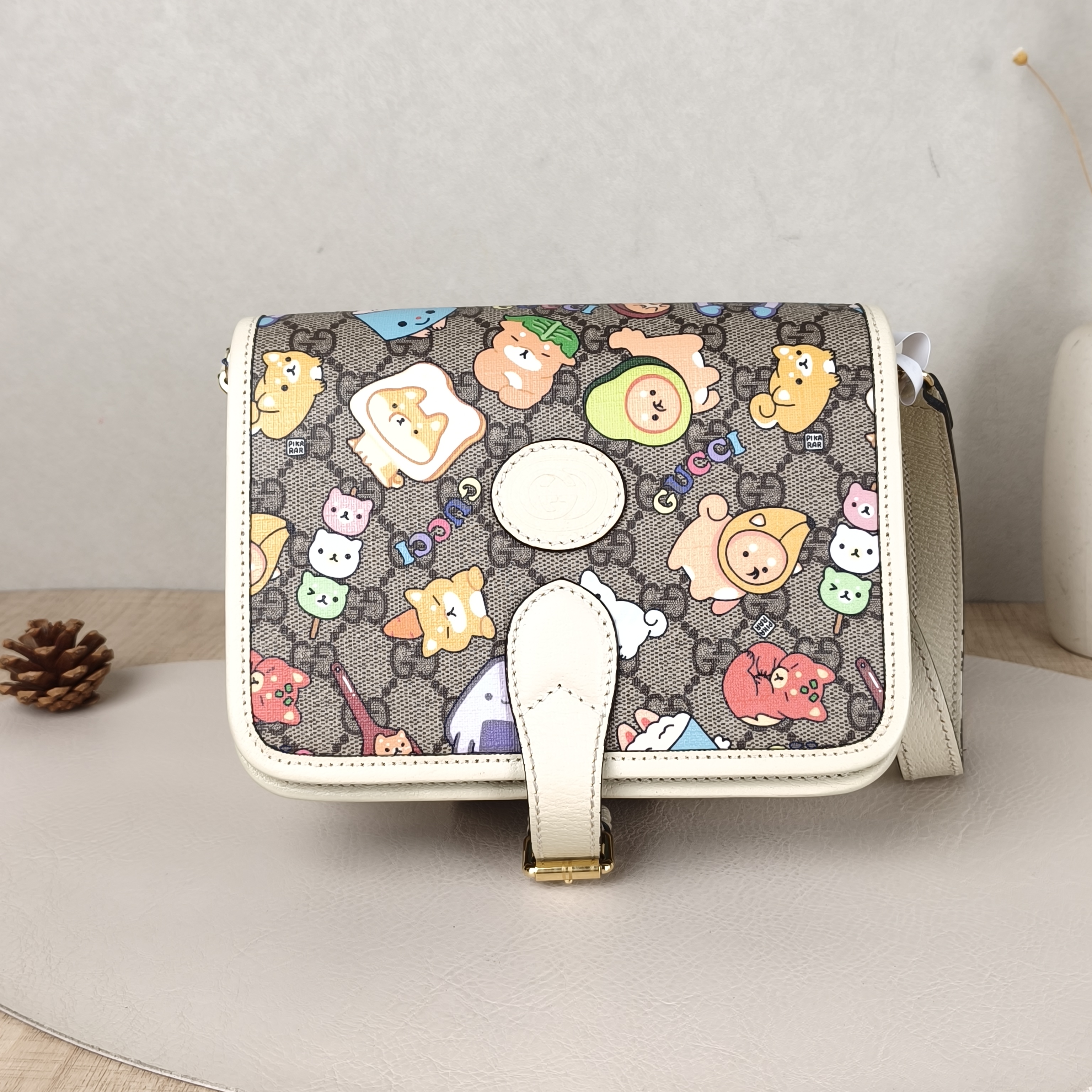 GUCCI Crossbody Bag g Crossbody Bag Colorblock PV Cmini20 × 8 × 17 cm
